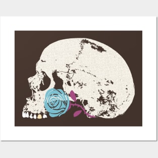 The Skull and the Blue Rose. Posters and Art